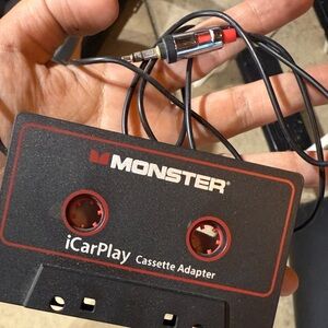 iCarPlay Black Cassette Adapter
